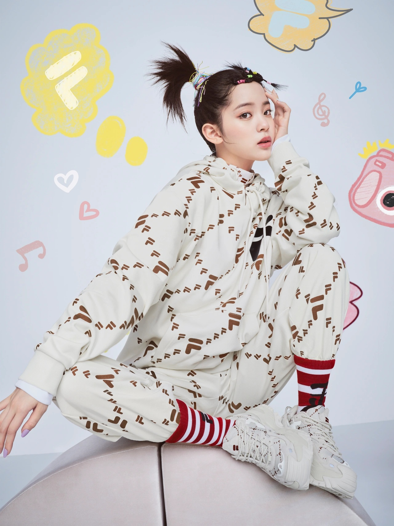 欧阳娜娜 X FILA FUSION代言人(图2)
