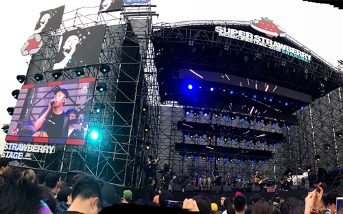 赵雷登台2019上海超级草莓音乐节演出(图2)